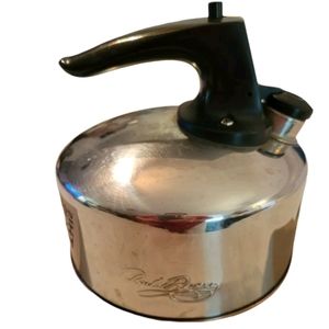Paul Revere Ware Copper Bottom Small Tea Kettle Stainless E94C